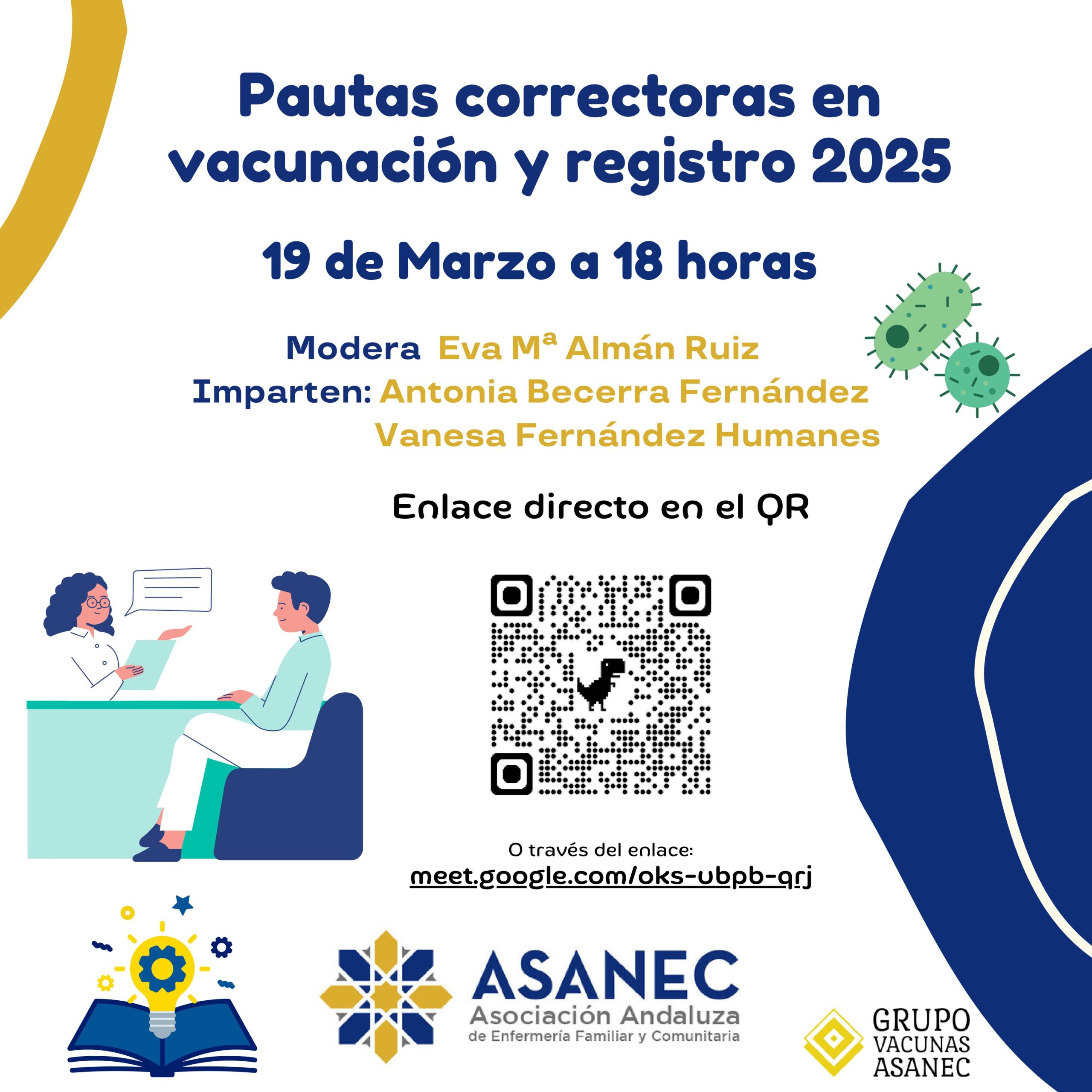 Webinar - Vacunas  Pautas correctoras en vacunación y registro 2025